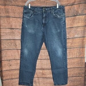Urban Star Premium Apparel Men's Dark Blue Straight Leg Jeans Size 42x30 AQ1067